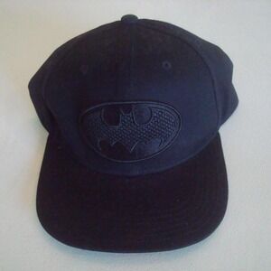 BATMAN SNAPBACK HAT‎ CAP Y2K 00S VINTAGE H5
